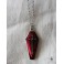 Bela's coffin Collier Gothique Ras de cou Cercueil rouge et noir, Vampire, Choker gothique, Deuil, Cottagecore