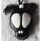 Grigri suspendu Sugar skull Ornement Gothique Tête de mort Halloween Noir, Plaque de porte, Calavera, Crâne