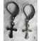 FOI Boucles d'oreilles Mini Croix argent, bohème, Gothique, Buffy, Minimaliste, Cadeau catholique, Religieux, Dark Academia