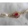 Collier Renaissance Rouge Perle nacre goutte or, Tudor, Reine, médiéval, Cottagecore, Dark Academia, Victorien