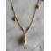 Oceanid Gold spiral shell necklace, summer necklace, Boho, Beach, Mermaidcore, Accumulation, Sea Goddess