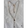 Collier Coeur et Croix Jeannette or, Rosaire, Lariat, collier en Y, Gothique, catholique