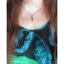 Cottagecore Collier Plume d'encre Stylo Vintage Bronze, Victorien, Cadeau Littéraire, Dark Academia, Steampunk, Gothique