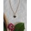 Dainty Gold Black Lotus Flower Necklace, Bobo, Gipsy, Minimalist Necklace, Spiritual, Chakra, Reiki