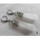 Boucles d'oreilles Cristal Quartz blanc, Dormeuses Cristal, bohème, mori, Gothique, Reiki, Whimsigothic