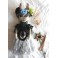 Lady Rabbit Hare Art Doll Fantasy Creature, Angel, Elven, Victorian Fairy Tale, Folk, bird, Slavic, Wolpertinger, Chimera
