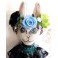 Lady Rabbit Hare Art Doll Fantasy Creature, Angel, Elven, Victorian Fairy Tale, Folk, bird, Slavic, Wolpertinger, Chimera