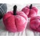 Set of 3 Pink Pumpkins, Fall Decor, Winter Decoration, Cucurbit, Halloween, Cinderella