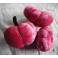 Set of 3 Pink Pumpkins, Fall Decor, Winter Decoration, Cucurbit, Halloween, Cinderella