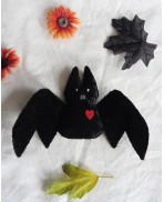 Adopte une chauve-souris! Ornement chauve-souris mini Poupée Gothique, Poupée d'art, Créature, Halloween, cadeau noël gothique