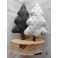 Ma Forêt ma maison, Décoration 2 Sapins Feutrine et Bois, Décoration scandinave