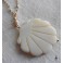 Naissance de Vénus Collier or Coquille de nacre, collier Sirène, Bohême, Mer, Plage, Coquille, Déesse