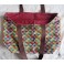 Sac Cabas Shopping Triangle Losange Multicolore Géométrique, Sac épaule, sac à main, Tote bag