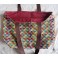 Geometric Multicolor Rhombus Triangle Shopping Bag, Tote Bag, Shoulder bag, Handbag