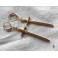 Templar Golden Sword Hoop Earrings, Dagger, Gothic, Medieval, Knight, Dark Academia