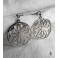 Wheel of Hecate Strophalos Spiral Symbol Goddess Earrings, Triple Goddess, Triple Moon, Magic, Witch