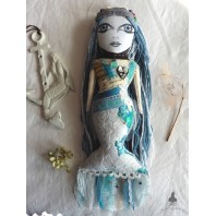 Maribel Oléron island Mermaid Art Doll, Ondine, Spirit Doll, Fairy, Creature, Sea Goddess, Mythology, Mami Wata, Lemanja, Elven