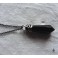 The DARK - Black Obsidian Prism Crystal Necklace, Gothic, Cottagecore, Dark Academia