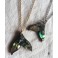 Collier Queue de baleine nacre acier or ou argent, Abalone, Collier Sirène, Collier d'Ormeau, Collier poisson, Collier nacre