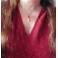 Jeanne Seymour Collier Dark Tudor rouge et perle, Collier perlé, Renaissance, médiéval, Dark Academia, Gothique