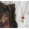 Jeanne Seymour Collier Dark Tudor rouge et perle, Collier perlé, Renaissance, médiéval, Dark Academia, Gothique