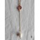 Renaissance Lariat Quatrefoil and pearl necklace, Celtic knot, Medieval, Tudor, Gothic Rosary, shamrock