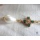Green Tudor Queen Jewel necklace, Renaissance, medieval, Cottagecore, Dark Academia, Gothic, Royal, Victorian, historical