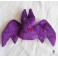 Adopt a Bat Purple Ornament Plush Gothic Doll, Art Doll, Creature, Halloween, Gothic Gift