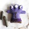 Purple Hecate Art doll Triple Mother Goddess Moon, Spirit doll, Intention, Triad, Magic, Pagan altar