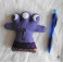 Purple Hecate Art doll Triple Mother Goddess Moon, Spirit doll, Intention, Triad, Magic, Pagan altar