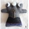 Grey Hecate Art doll Triple Mother Goddess Moon, Spirit doll, Intention, Triad, Magic, Pagan altar
