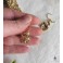 Mater Dolorosa Ex-voto Heart and Swords 18K Gold Earrings, Sacred Heart, Dagger, Medieval, Gothic