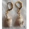 Nymphe Boucles d'oreilles Coquillage spirale doré or, boucles été, Bohême, Mer, Plage, Sirène, Dark Academia, Coquille, Déesse