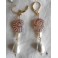 Nautile Boucles d'oreilles Coquillage Perle goutte or, Mer, Plage, Sirène, Dark Academia, Coquille, Déesse