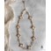 Reine Blanche de Castille, Collier de déclaration médiéval Blanc, Victorien, Dark Academia, Tudor, Losange, Renaissance