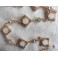 Reine Blanche de Castille, Collier de déclaration médiéval Blanc, Victorien, Dark Academia, Tudor, Losange, Renaissance