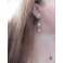 Boucles d'oreilles Serpent argenté, Boucles Art Déco, Dormeuses serpents, Gothique