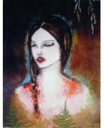 Carte La jeune fille à la tresse